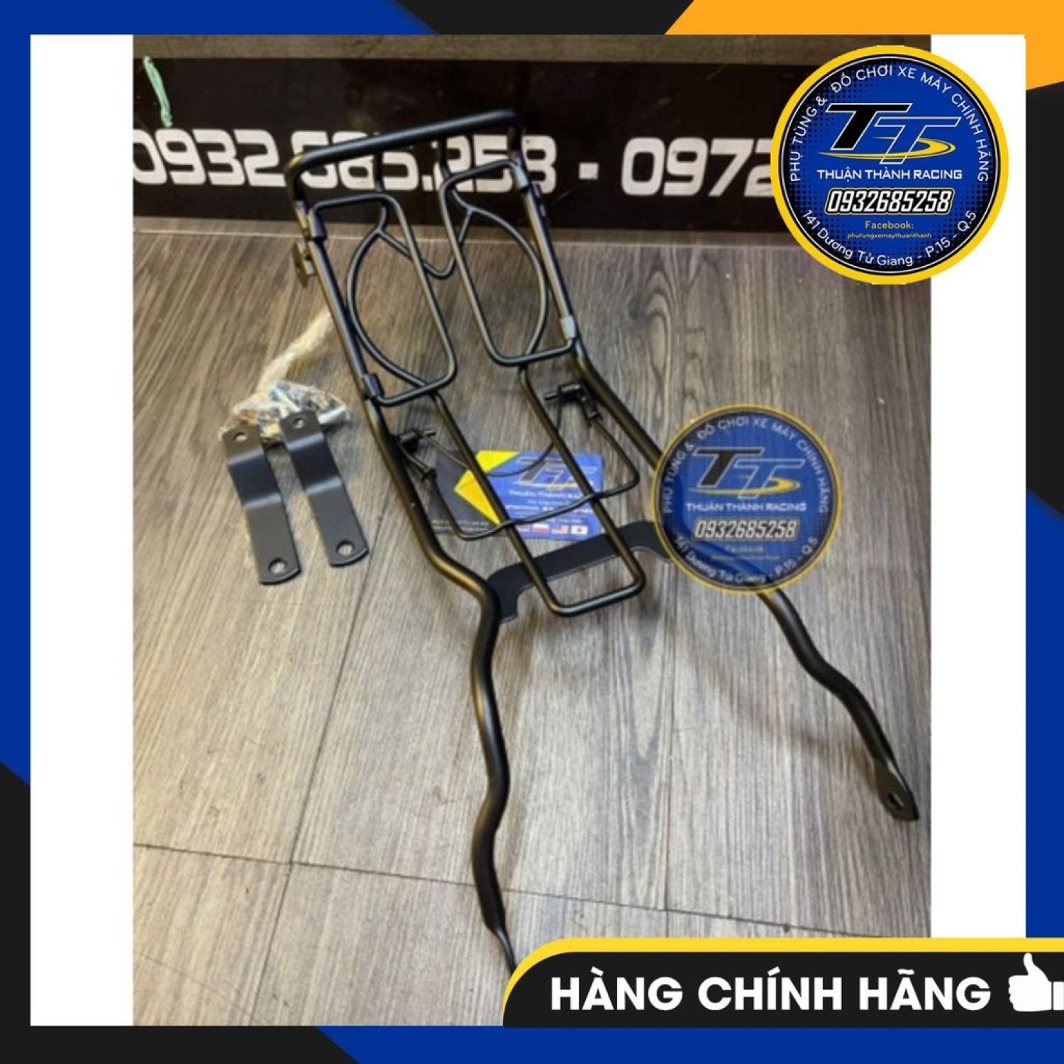 Baga giữa màu đen sport - xipo - rgv120