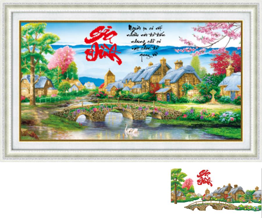 [HCM]Tranh đính đá Gia Đình-DD9168