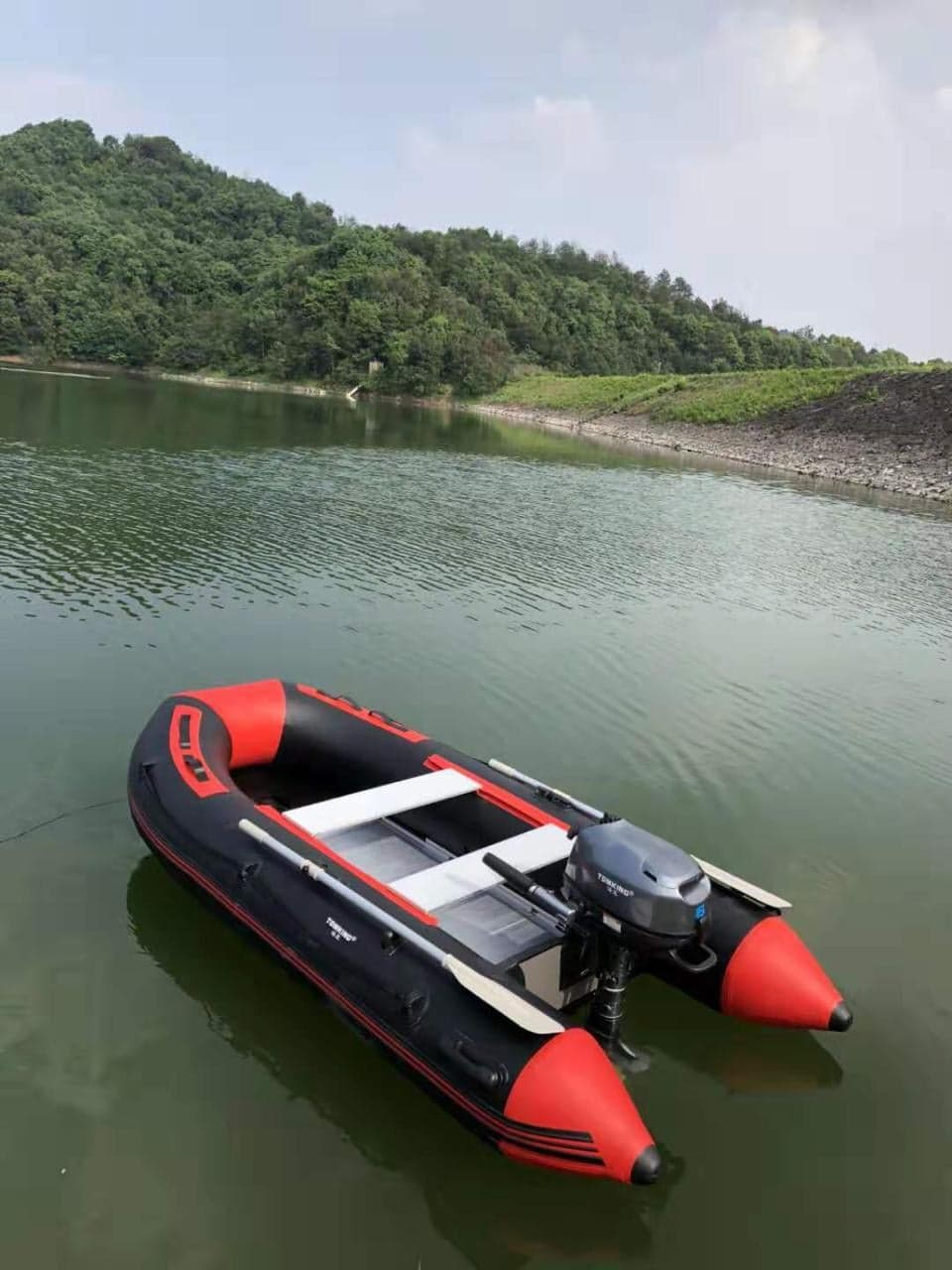 [HCM]Thuyền phao bơm hơi đáy cứng TKRIB - 300