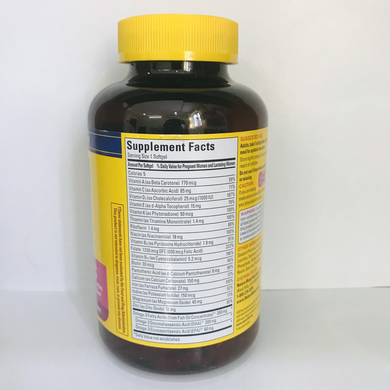 Bổ Bầu Prenatal Multi+DHA 150 viên của Mỹ