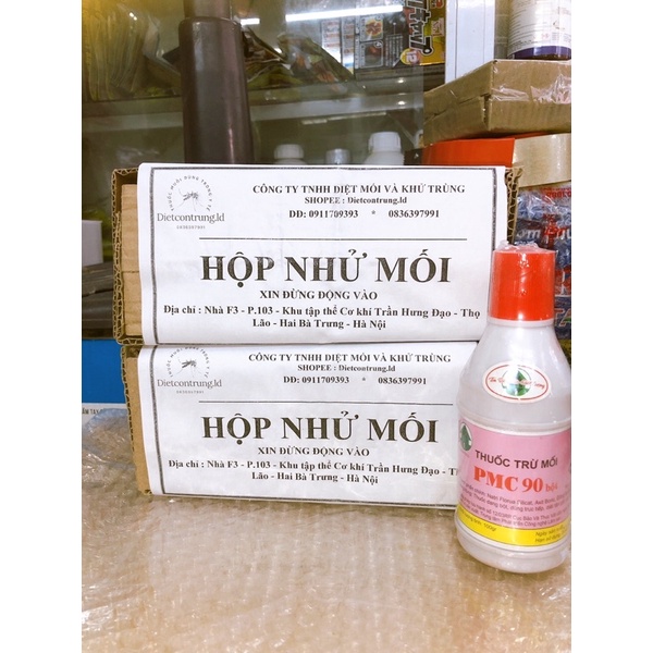 [ COMBO DIỆT MỐI - 2 hộp nhử + 1pmc + 1 dầu mối Sifa ]