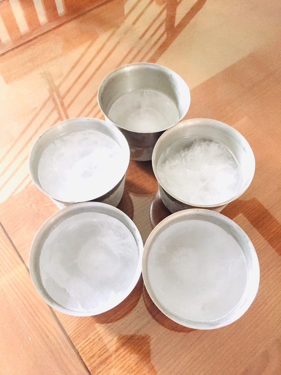 Bộ 5 ly làm đá inox Rainy từ 7cm đến 10cm-msclv