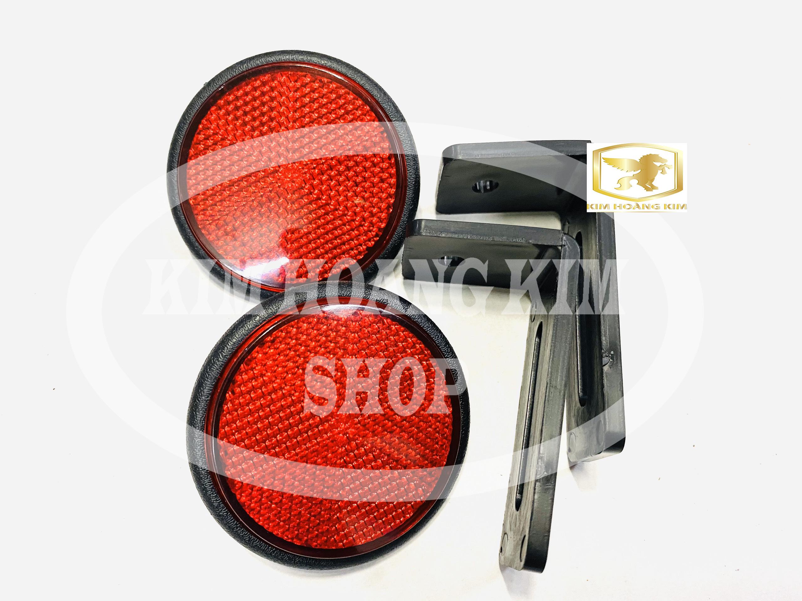 Mắt Mèo phản quang gắn xe máy SIÊU RẺ gắn Sau biển số xe (màu Đỏ)