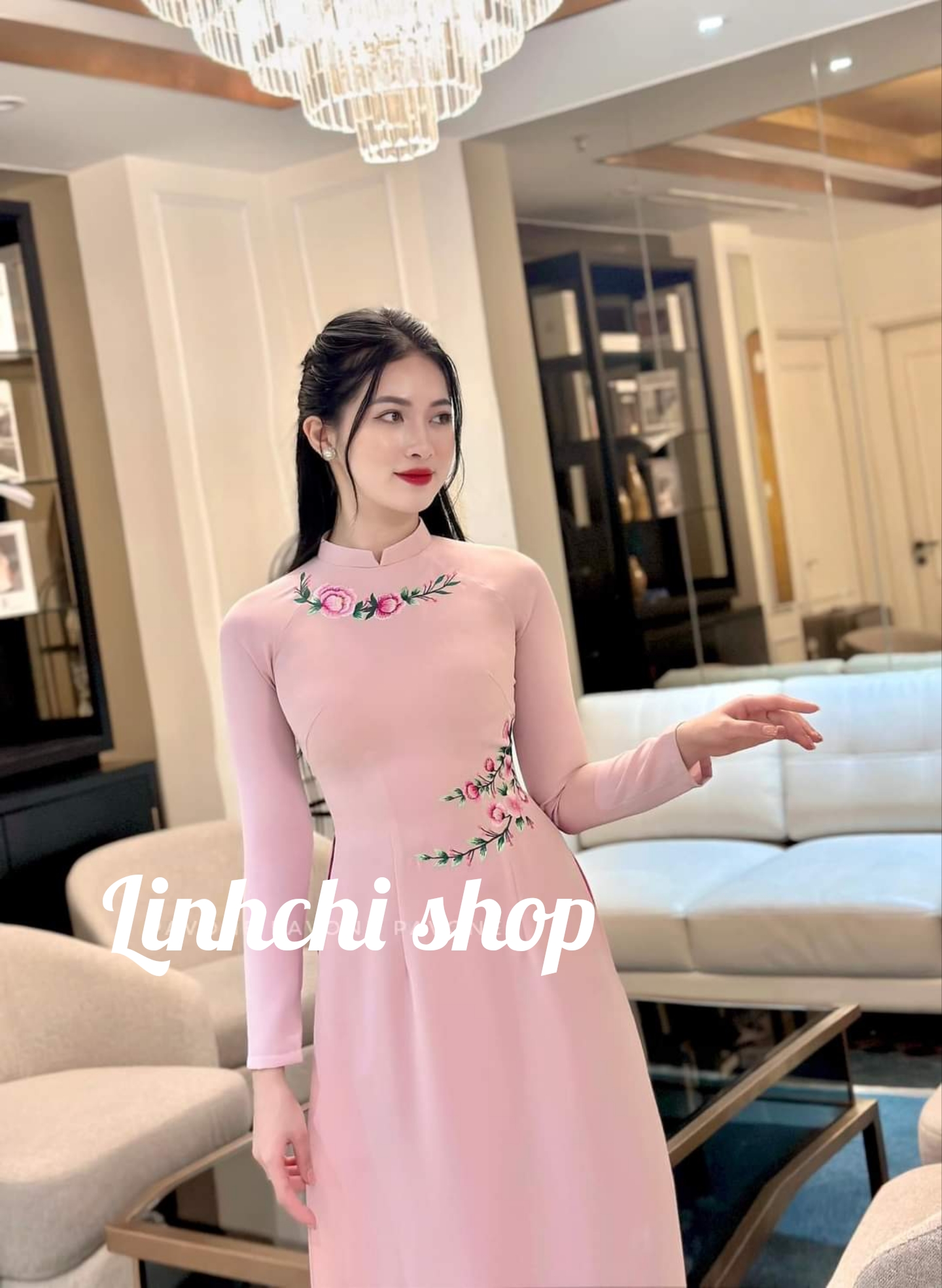 áo dài may sẵn cực xinh 2023