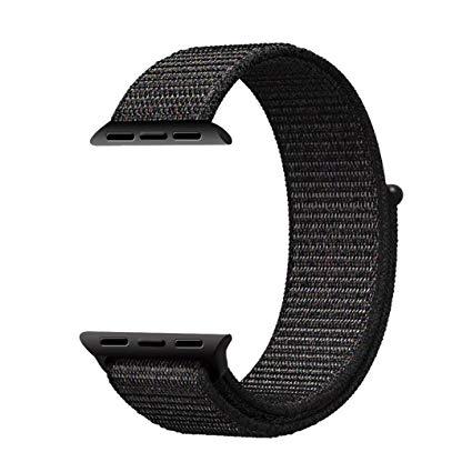Dây đeo Apple Watch, dây Sport Loop Black Regular 42mm