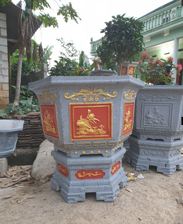 khuôn đúc chậu lục giác 60 ( chân đôn bệ )