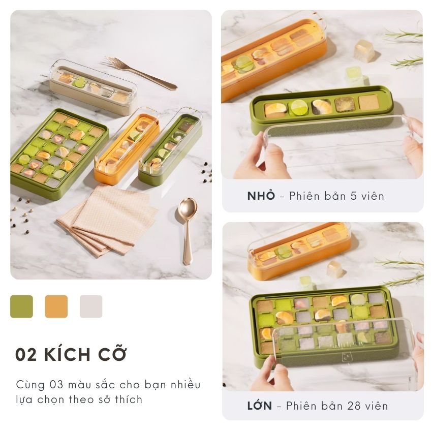2024 newest inventions super fast plastic ice cube tray with lid