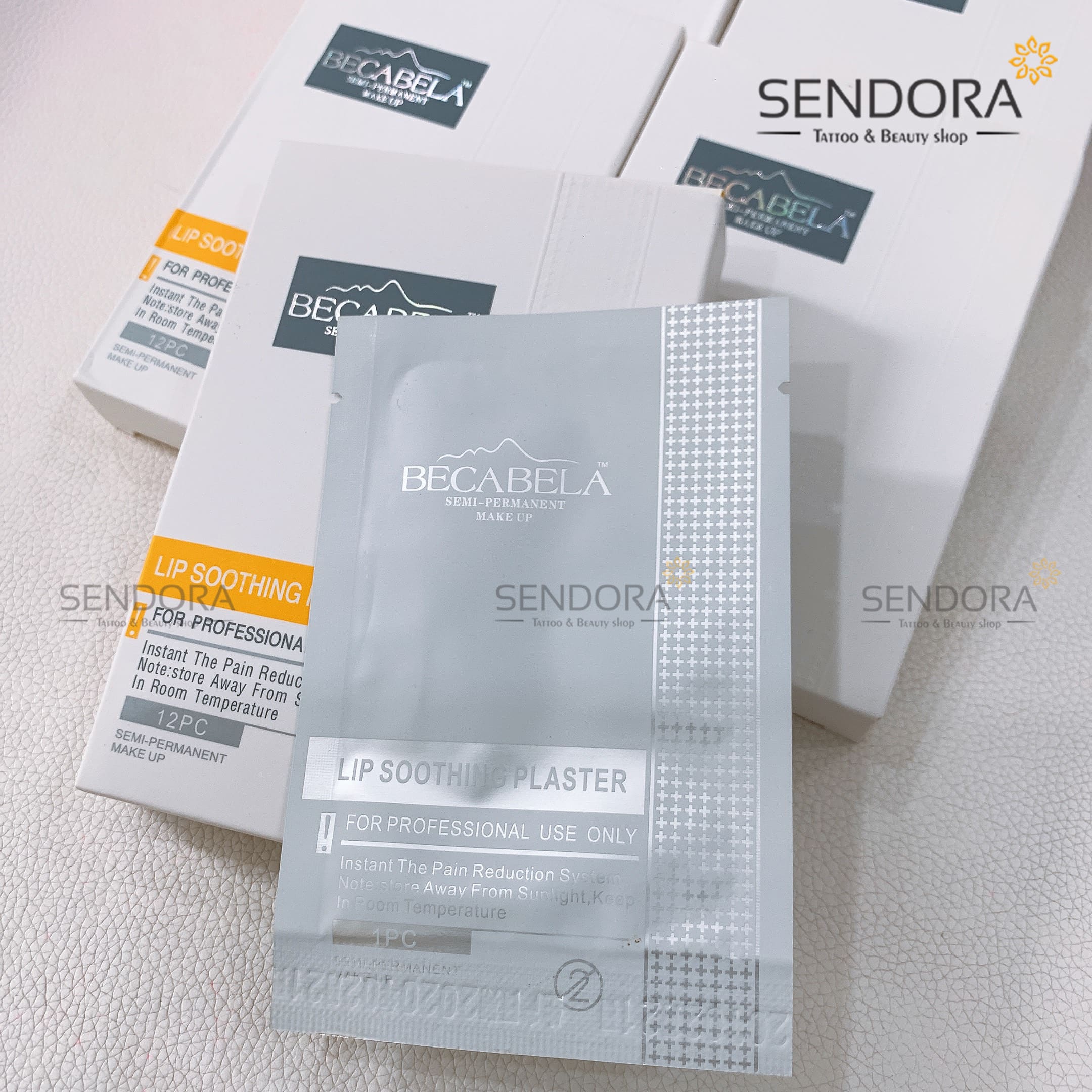 [HCM]Tê miếng ủ môi Becabela Đức – 1 HỘP (12 miếng)