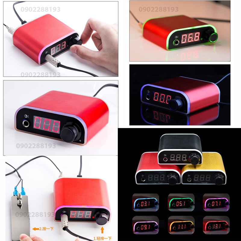 Nguồn led máy xăm cao cấp 💗freeship💗 nguồn máy xăm chuyên tattoo thẩm mỹ.