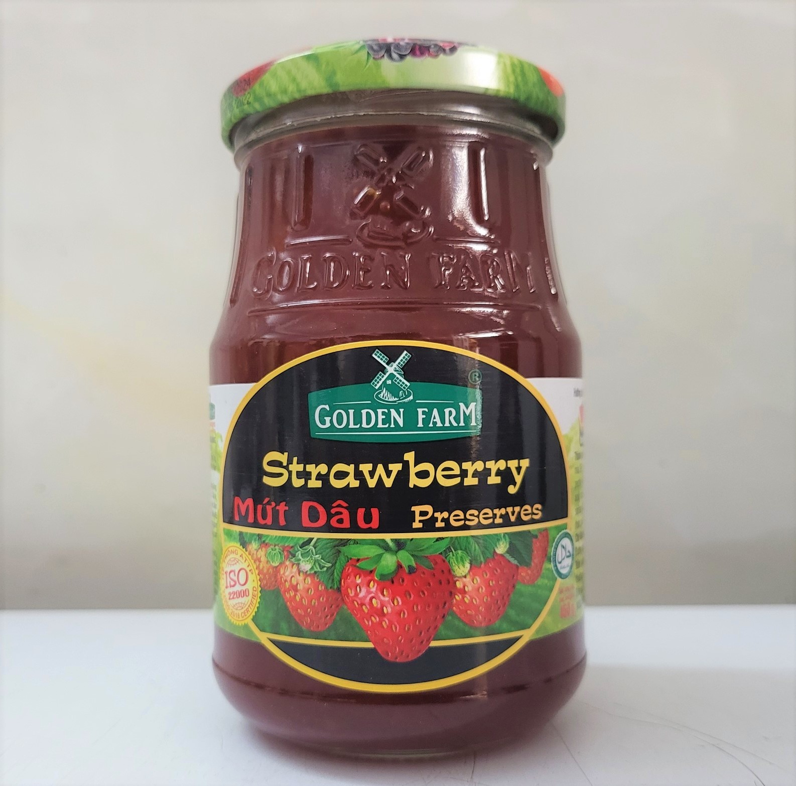 Mứt dâu tây golden farm strawberry preserves