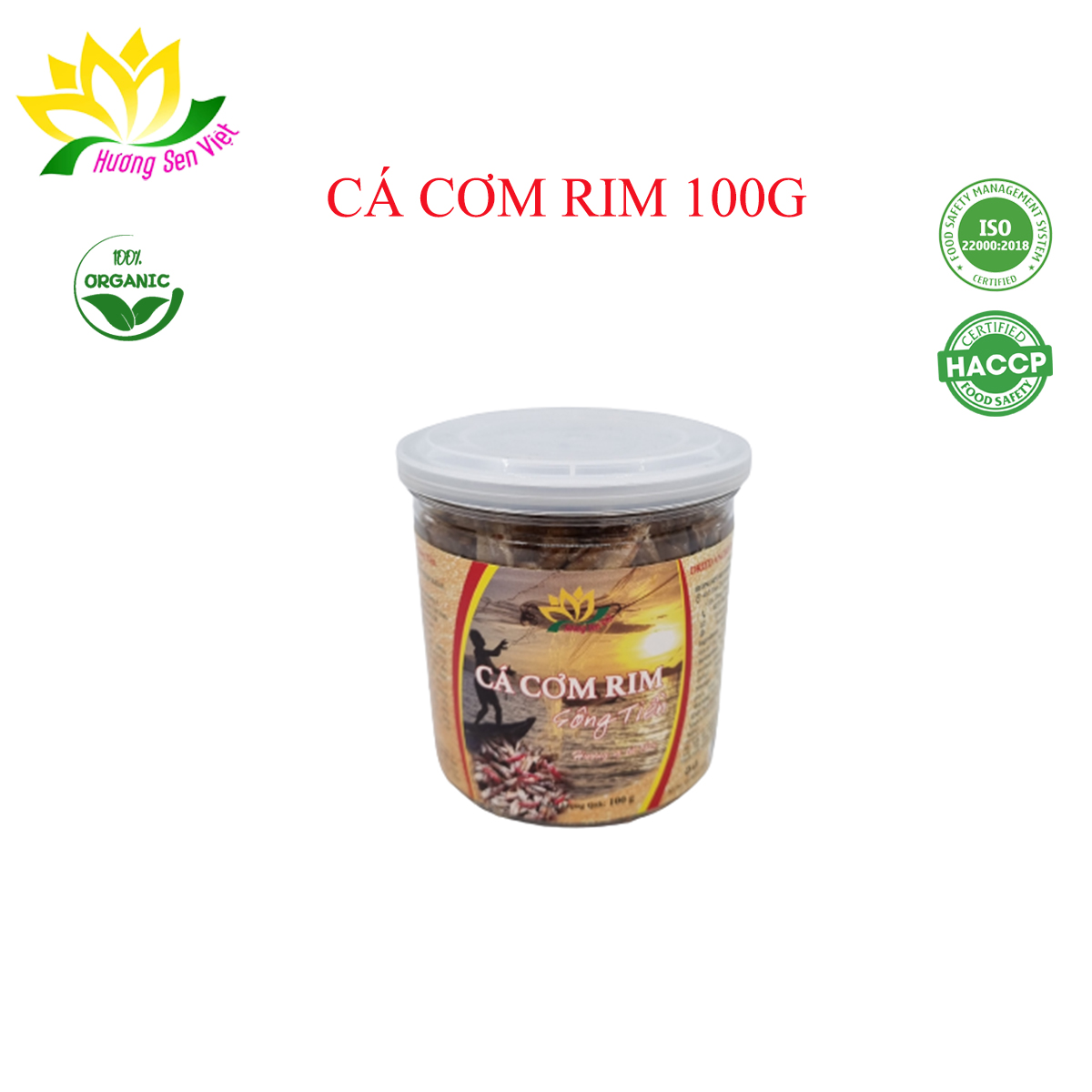 CÁ CƠM RIM 100G - CTY HƯƠNG SEN VIỆT