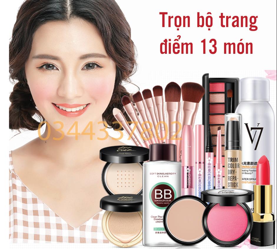 Bộ trang điểm 13 món