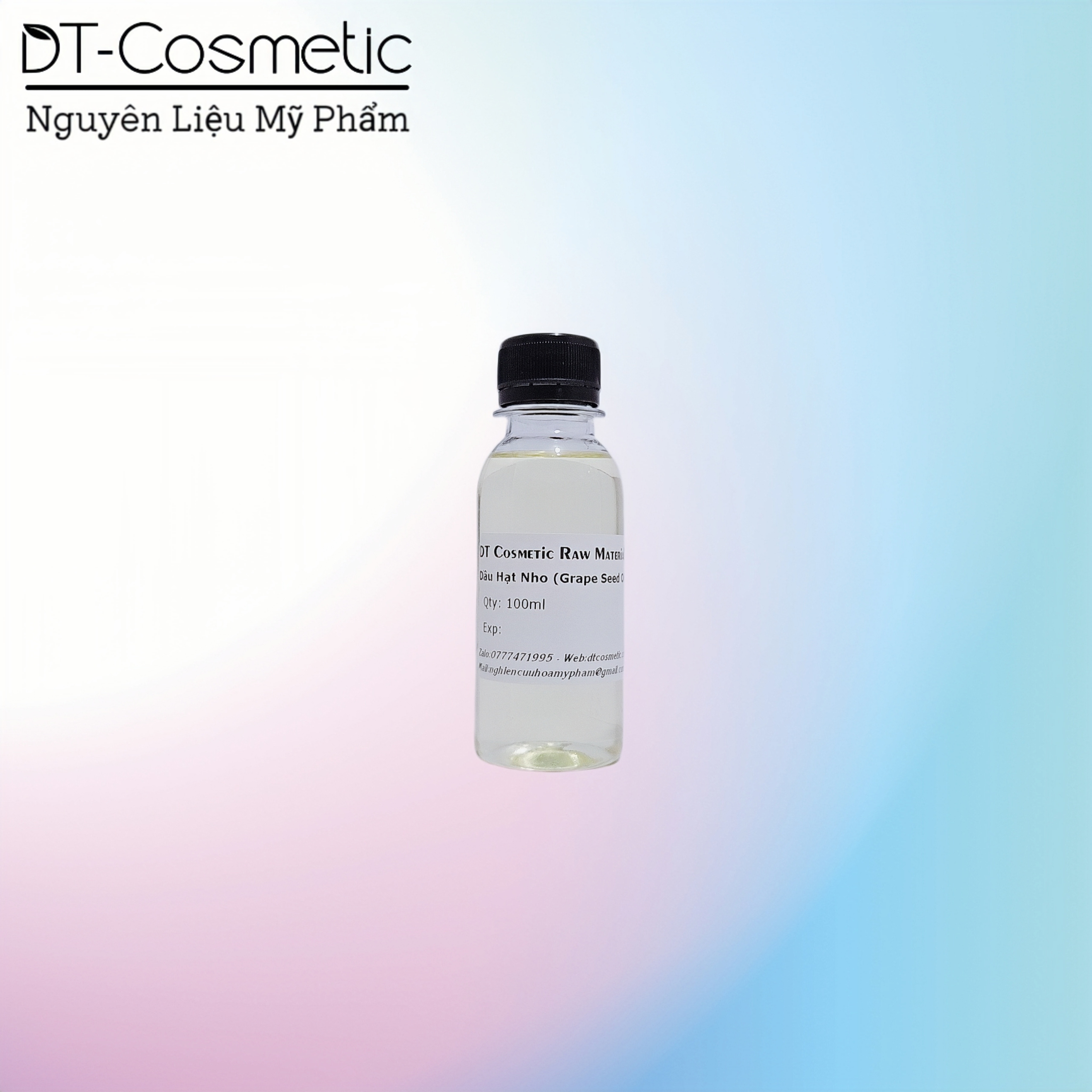 100ml/1l dầu hạt nho - nguyên liệu mỹ phẩm