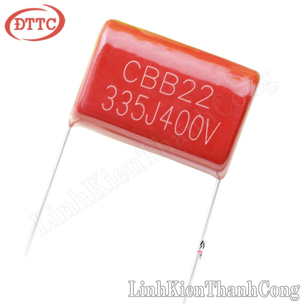 Tụ CBB 335J 3.3uF 400V