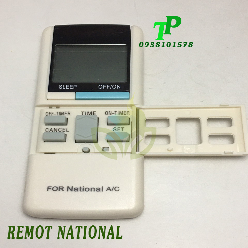 Điều Khiển, Remote Máy Lạnh Điều Hòa National (Tặng Kèm Pin)