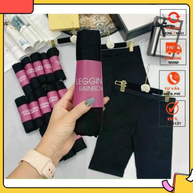 [Hàng loại 1] Quần legging đùi cuộn tím siêu Hot