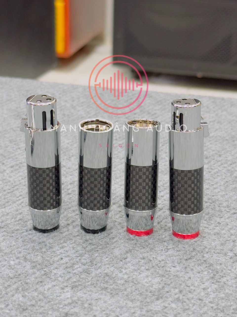 Jack canon Cacbon Combo 2 cặp (4 Chiếc ) - Mạnh Hoàng Audio