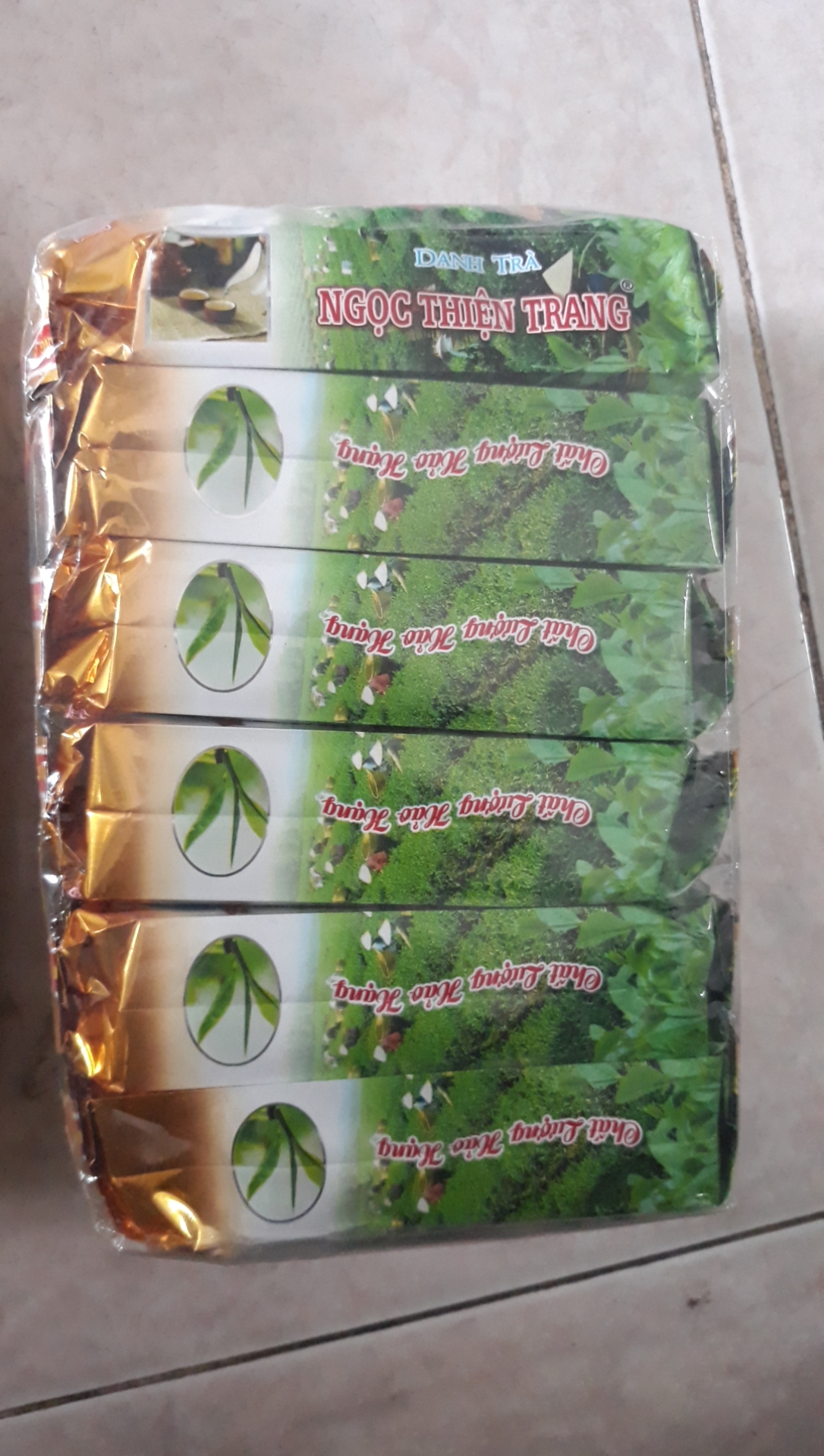 [HCM] 1TRÀ LÓC NHỎ NGỌC THIỆN TRANG ĐẠI NGGUYEN 6GOI X70G