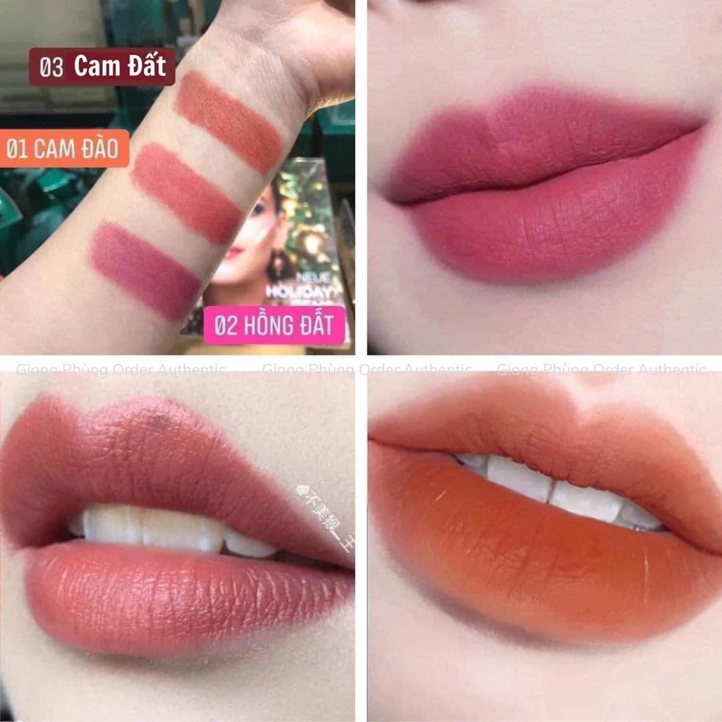 Set son kiko holiday 3 cây mini 2021