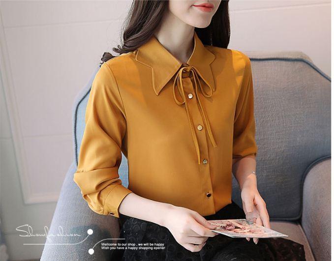 Áo kiểu cổ gợn sóng Nana