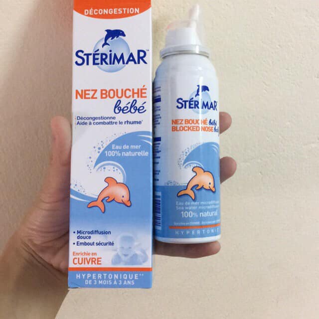 Xịt mũi cá heo Sterimar Pháp