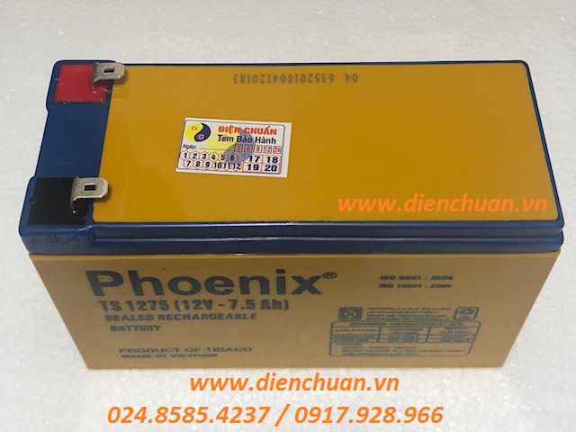 Phoenix 12V-7.5Ah Ts1275 Dry Battery