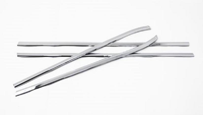 Nẹp chân kính xe Cruze ( mẫu Inox)