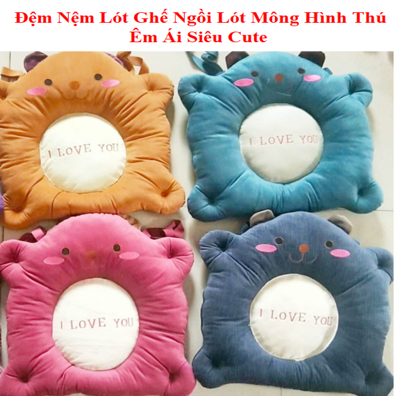 [HCM][RẺ VÔ ĐỊCH] Đệm Nệm Lót Ghế Ngồi Lót Mông Hình Thú Êm Ái Siêu CuteNệm Tựa LưngMiếng Lót MôngĐỆM NGỒI BỆT KIỂU Nhật Size LớnNệm Lót Ngồi HọcLàm Việc Tựa Lưng Cho Bạn Cảm Giác Thoải Mái Dễ Giặt Sạch Và Phơi Khô Sale 50%
