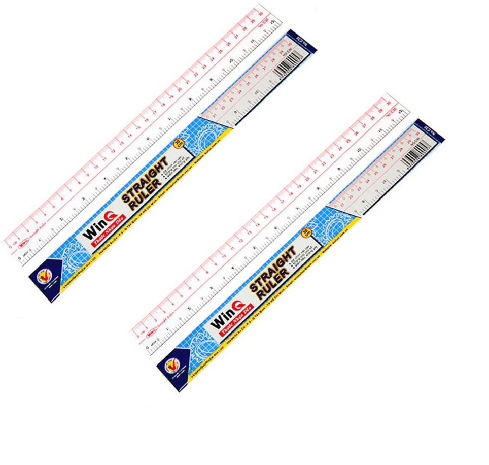 Bộ 2 Cây Thước Dẻo WinQ 30cm