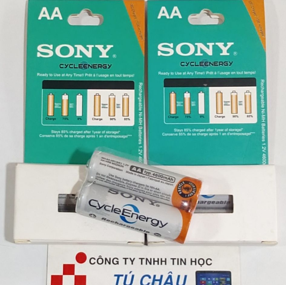 Pin sạc AA SONY CycleEnergy / 1 Cặp (Vĩ 2 Viên)