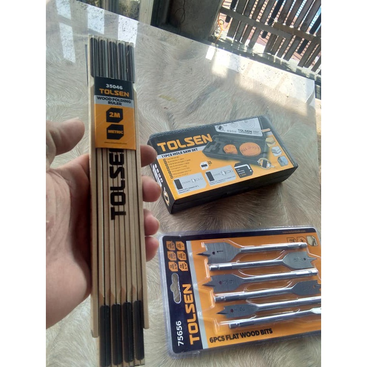 THƯỚC XẾP NHỰA 2M TOLSEN 35046 -HÀNG CHÍNH HÃNG