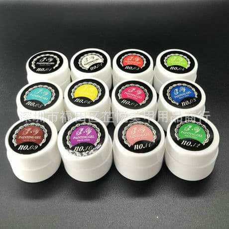 Sét gel vẽ 12 màu chất gel đặc đẹp