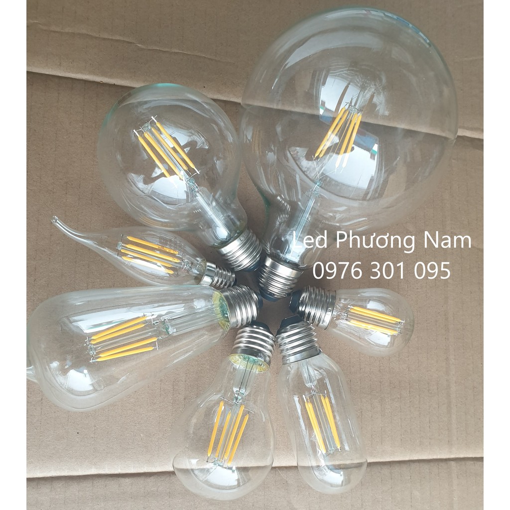 [Combo 2] Edison G45 Led Light Bulb [Imitation Incandescent] Common E27 Tail Light Bulb