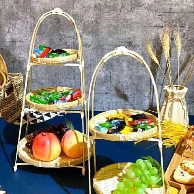 Mẹt tre 1 tầng ( gồm 1 mẹt và kệ 1 tầng)