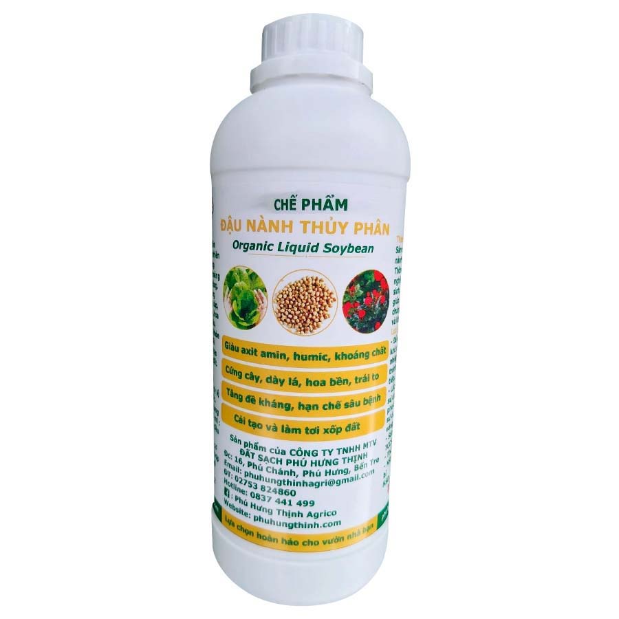 Phân đạm đậu nành humic hữu cơ (1 lít)