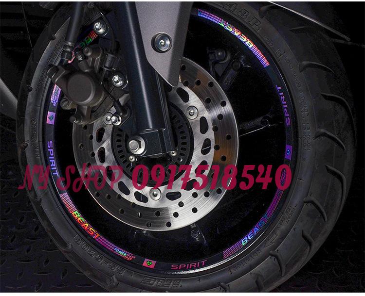 TEM DÁN VÀNH SPIRIT BEAST MẪU L6 LOẠI 1 PHẢN QUANG