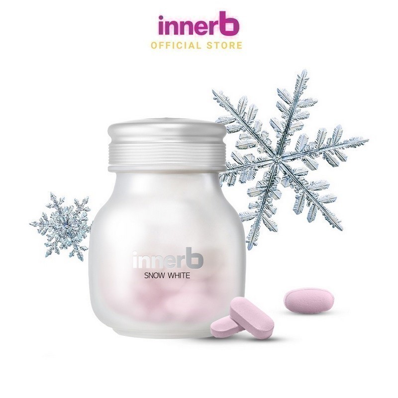 [Mua 2 tặng 1] Bộ đôi thực phẩm bảo vệ sức khỏe InnerB Snow White (28g)