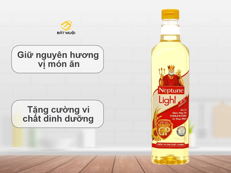 Dầu ăn cao cấp chai 1 lít - BAT MUOI