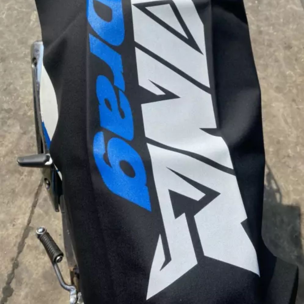 áo yên xe máy king drag chữ lớn dream wave sirius exciter - vỏ da bọc yên xe