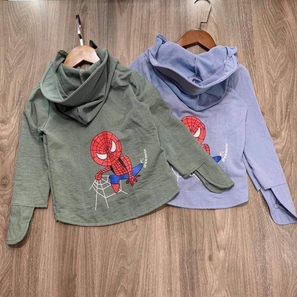 ÁO CHỐNG NẮNG siêu nhân nhện cực cute , dễ thương