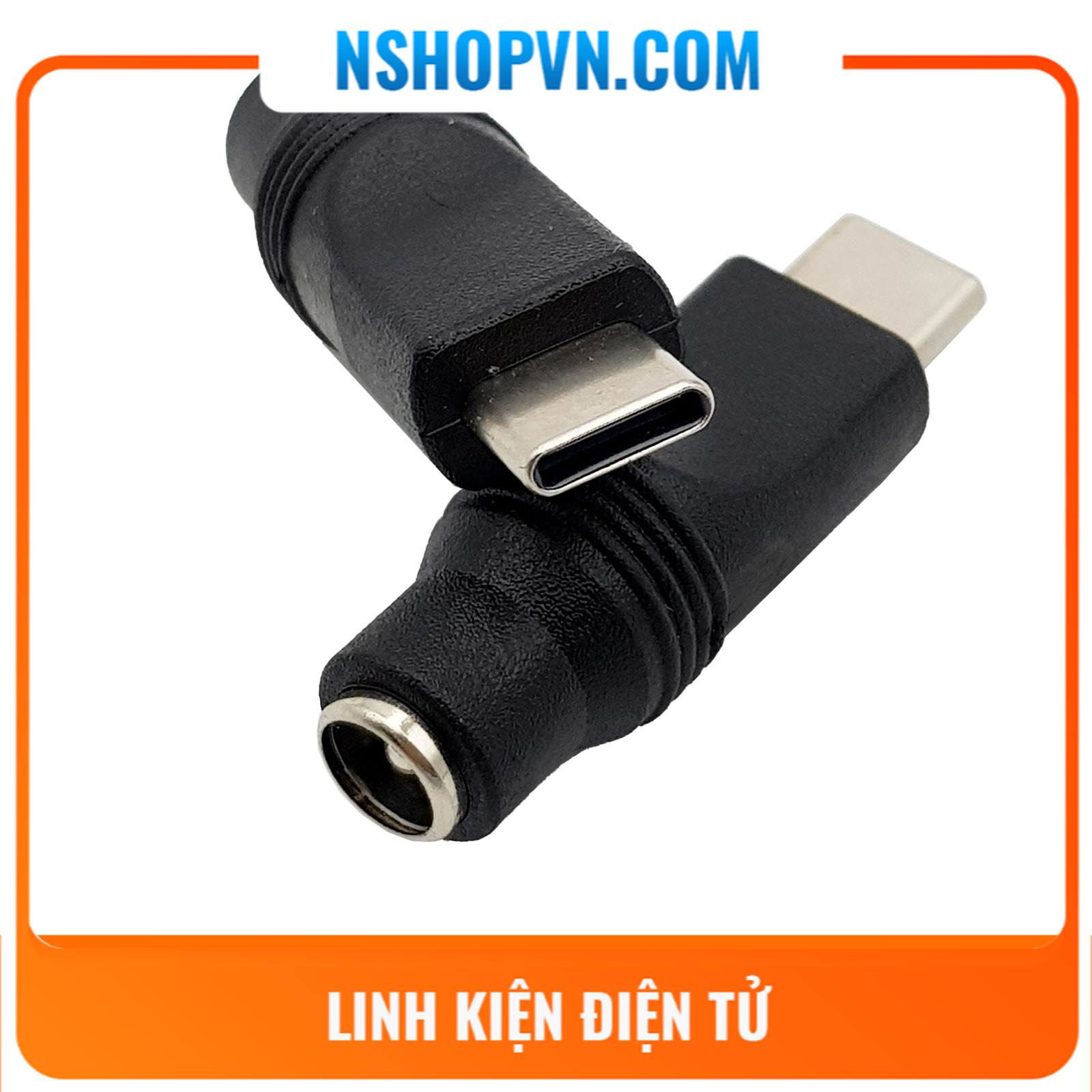 Đầu chuyển đổi dc 5.5x2.1mm sang usb type c