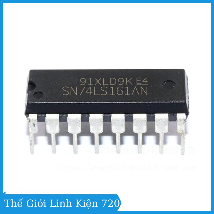 IC 74LS161 Synch 4-bit Counter DIP16
