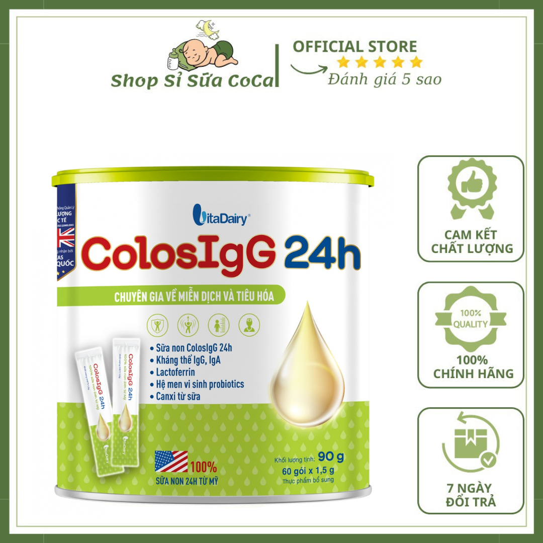 Sữa non Colos IGG 24H 90gr (60 gói)