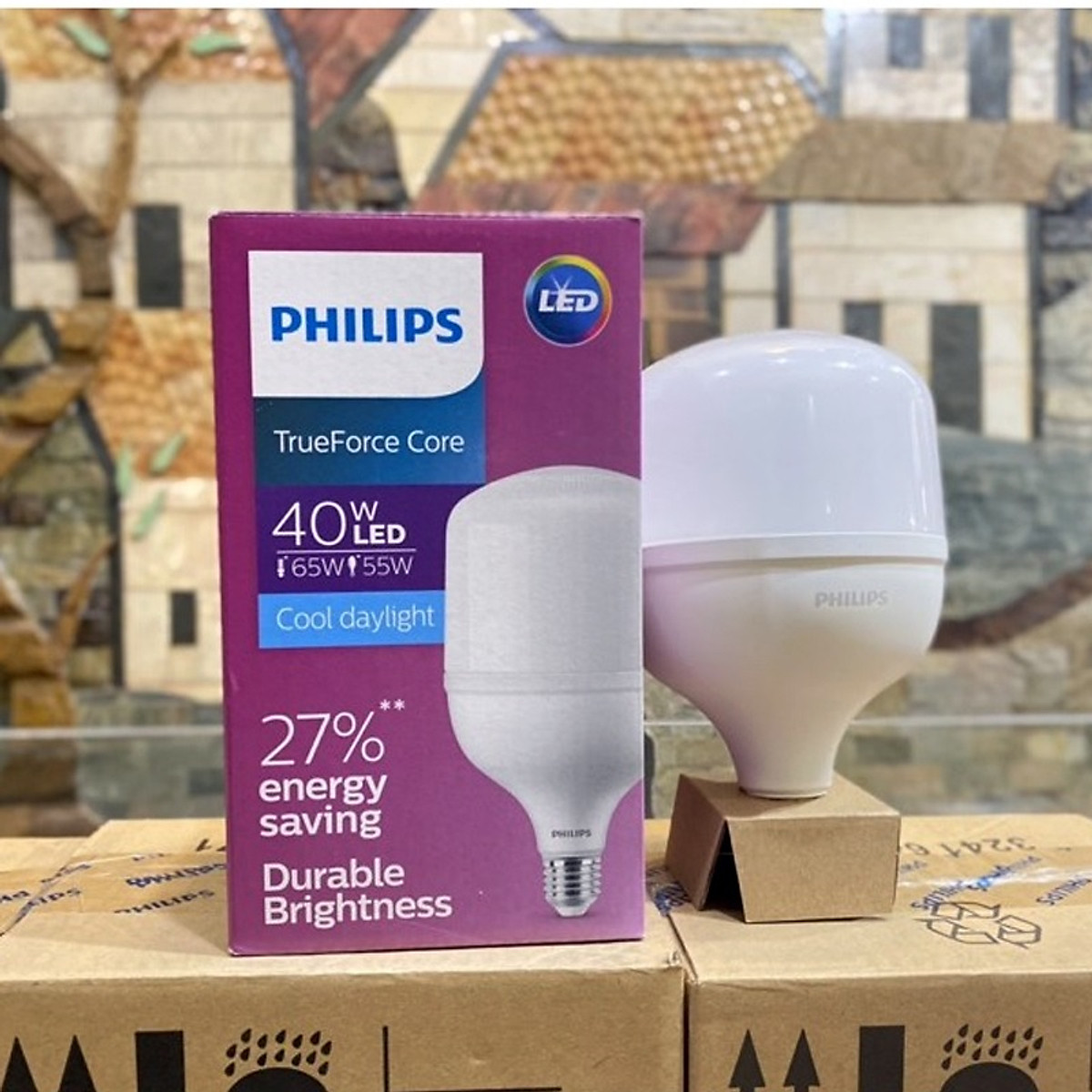 [HCM]BÓNG ĐÈN LED TRỤ 40W - TRẮNG - PHILIPS