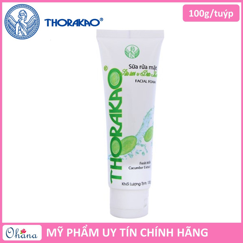 [HCM]SỮA RỬA MẶT SỮA TƯƠI VÀ DƯA LEO THORAKAO 100G