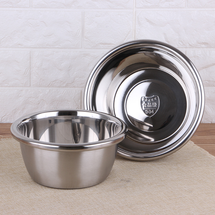 Bộ 2 thau inox rửa rau củ quả bằng inox dày đẹp thau đựng rau củ