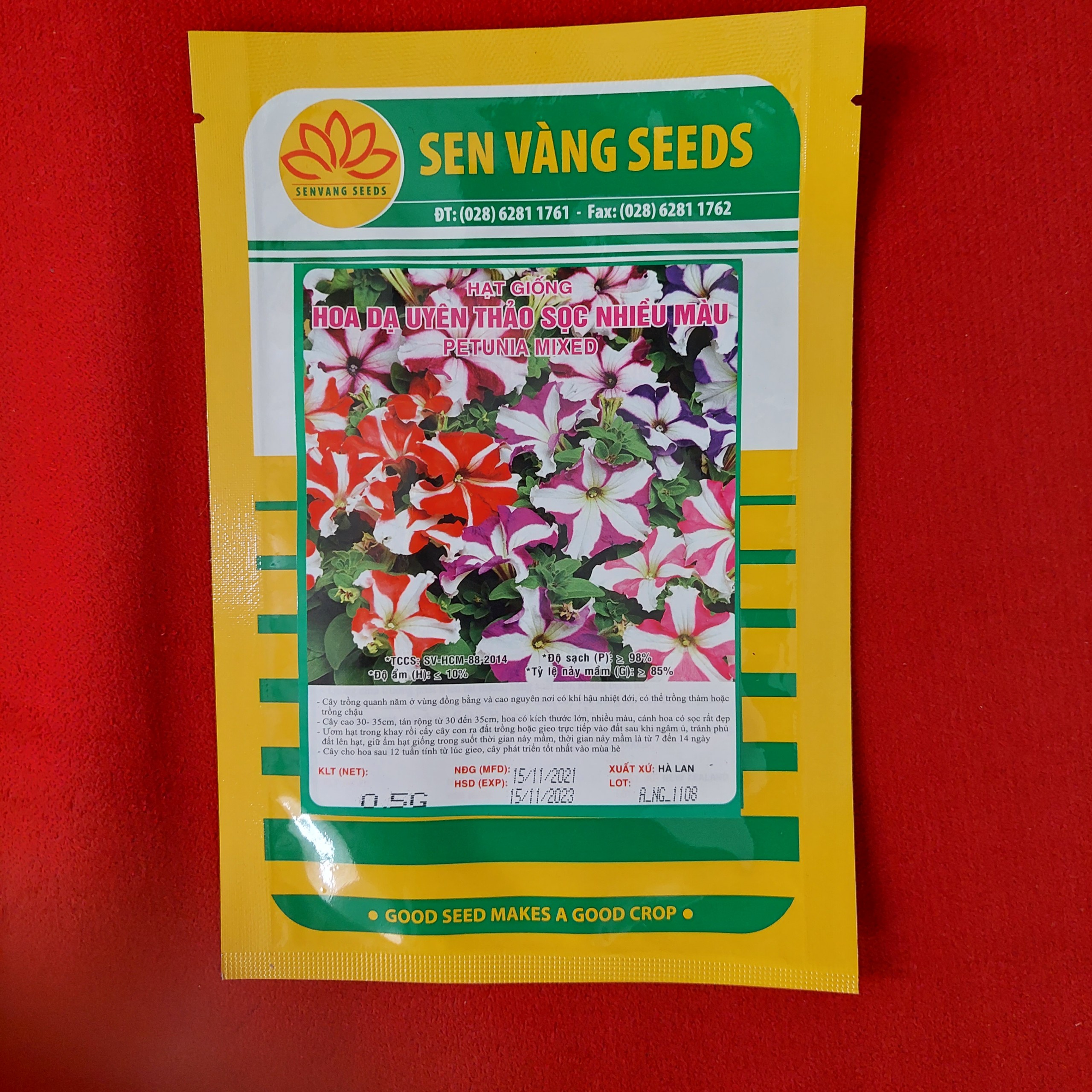 Hạt giống hoa dạ yên thảo sọc dễ trồng 0.5gr