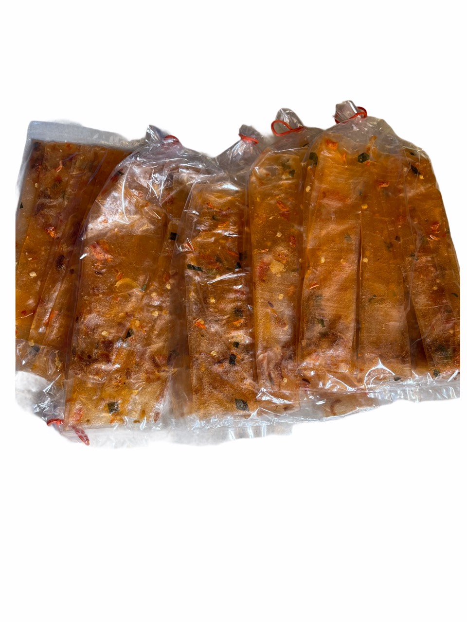 Wholesale 50 Sticky Rice Paper Rolls Filled with Fried Shrimp and Fried Onions