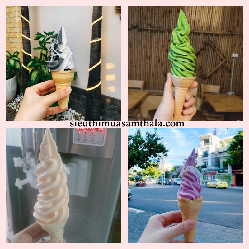 Bột làm kem tươi Kem Cam