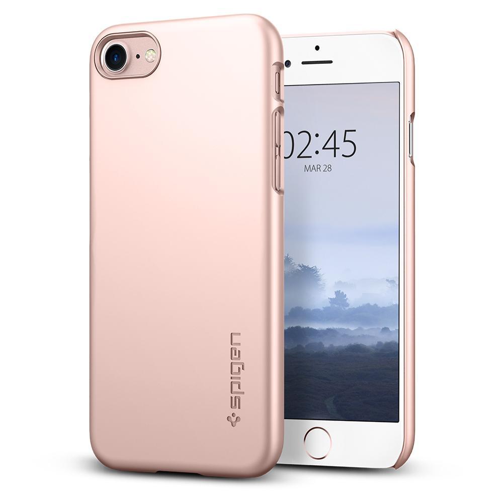Ốp lưng SPIGEN iPhone 8 Case Thin Fit Champagne Gold